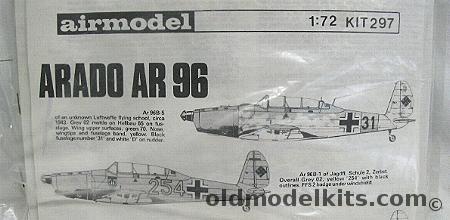 Airmodel 1/72 Arado Ar-96 - Bagged, 297 plastic model kit